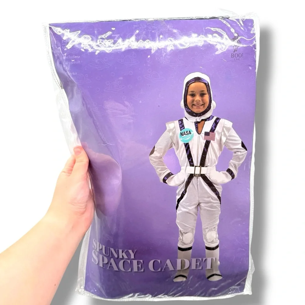 Spunky Astronaut Kids‎ NWT Costume Size 3-4 Space Cadet Halloween Outfit